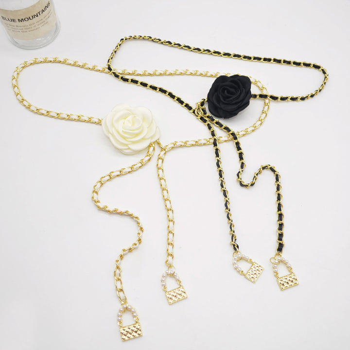 Camellia Woven Waist Chain Accessories Women