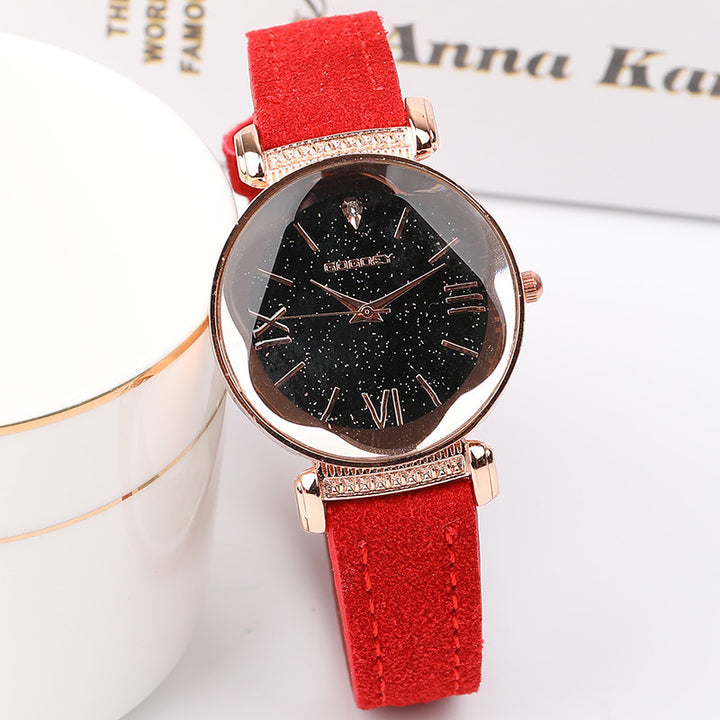 Starry sky female watch