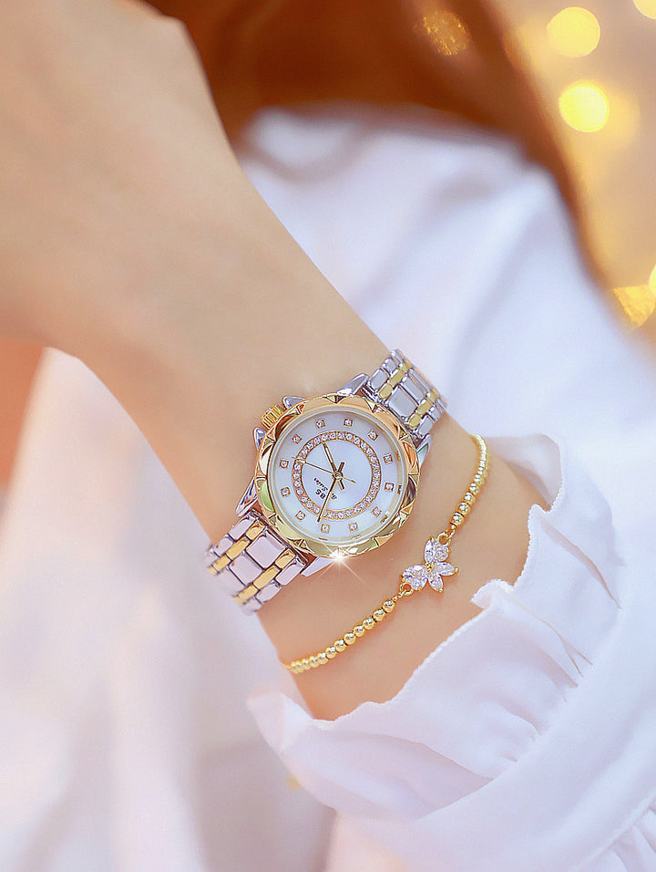 Linked watch full diamond female watch