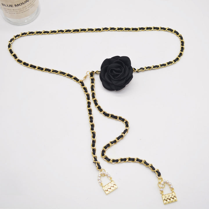 Camellia Woven Waist Chain Accessories Women