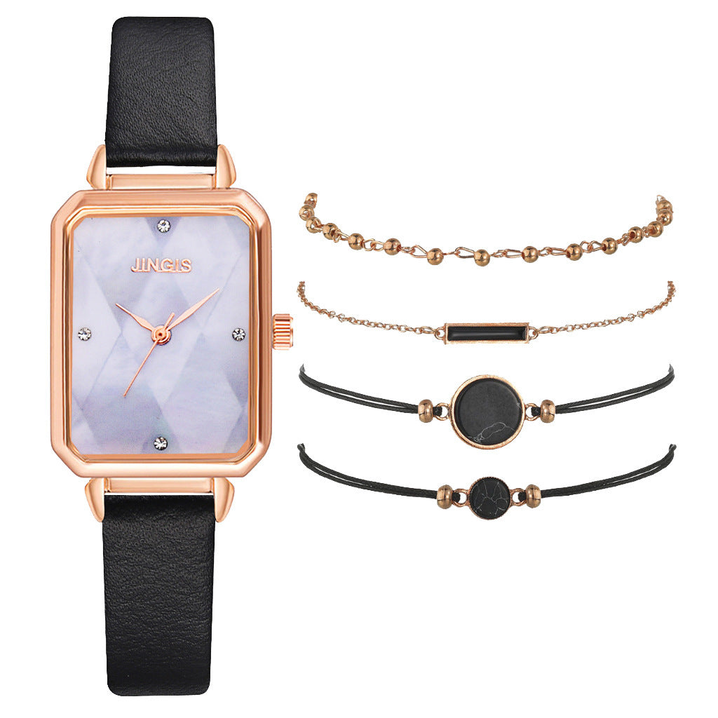 Fashion Quartz Watch Simple Classic Watch Female Niche All-match Female Watch