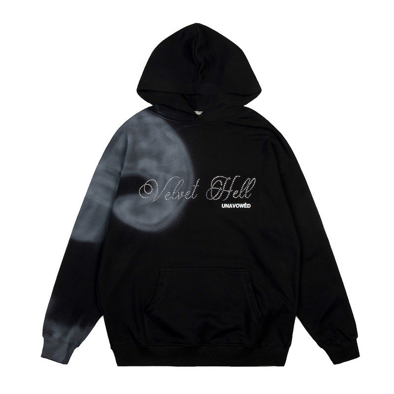 High Street Hip Hop Graffiti Print Hoodie