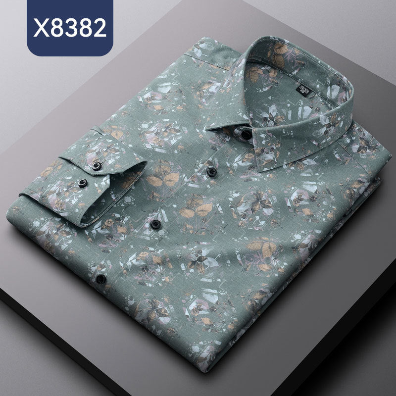 Men's Bamboo Fiber Printed Shirt