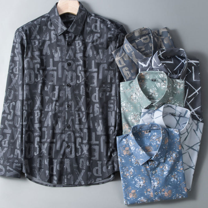 Men's Bamboo Fiber Printed Shirt