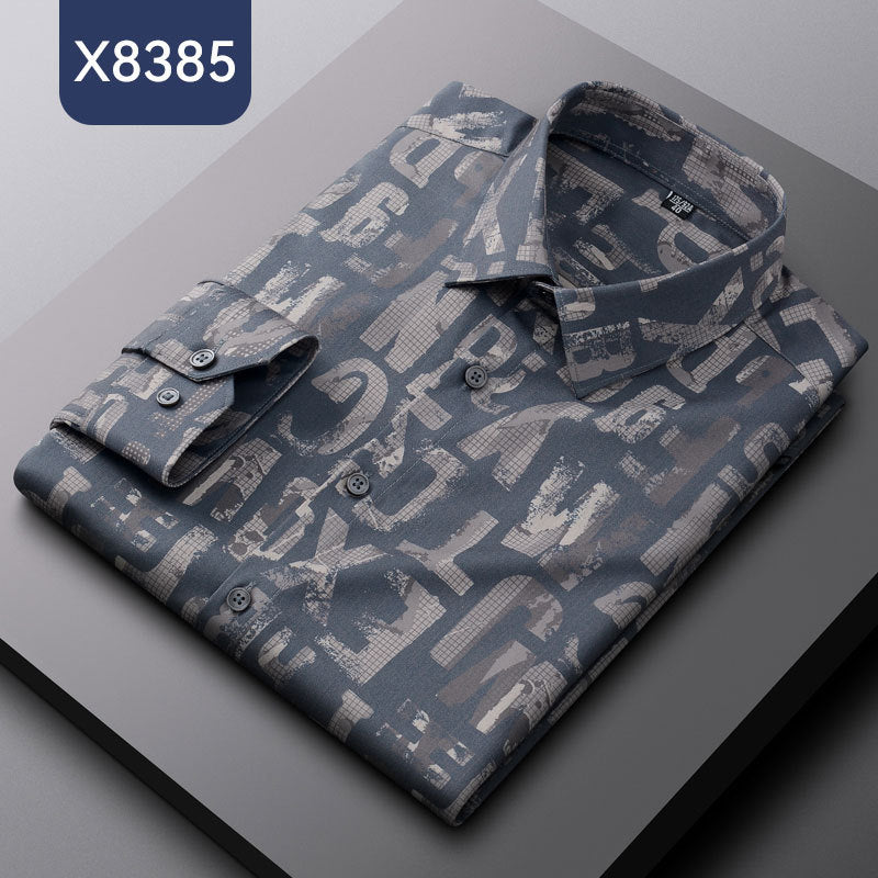 Men's Bamboo Fiber Printed Shirt