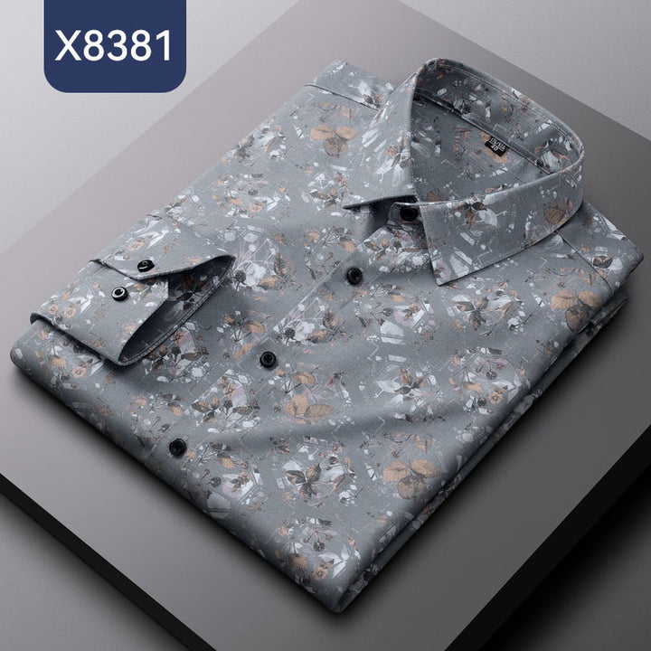 Men's Bamboo Fiber Printed Shirt