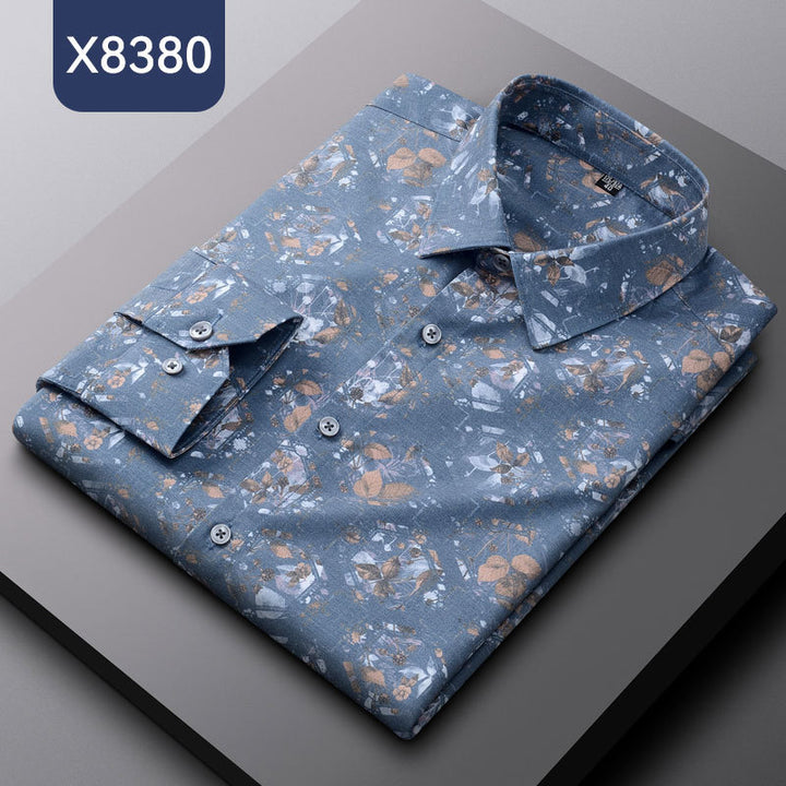 Men's Bamboo Fiber Printed Shirt